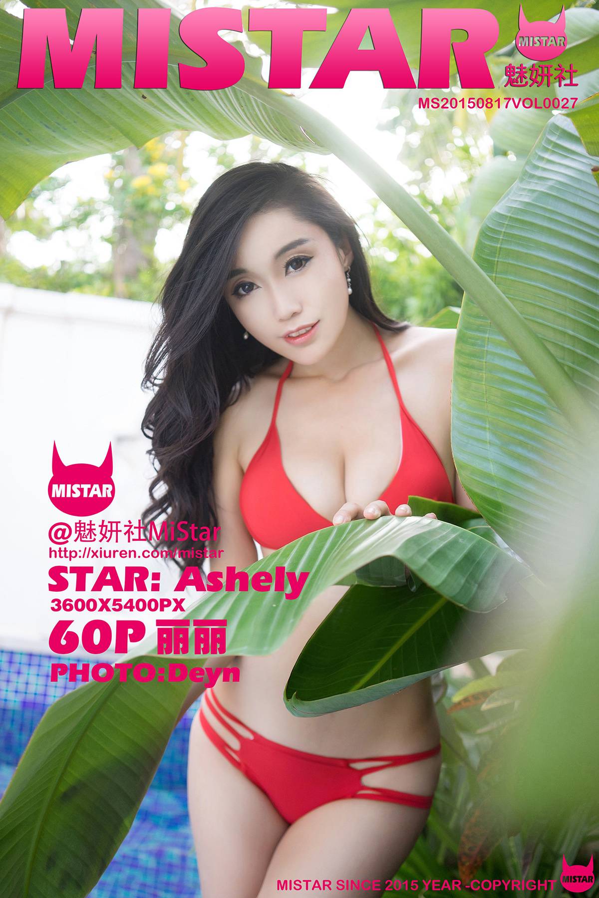 [MiStar魅妍社] 2015.08.17 VOL.027 Ashely丽丽 [60P-317M]