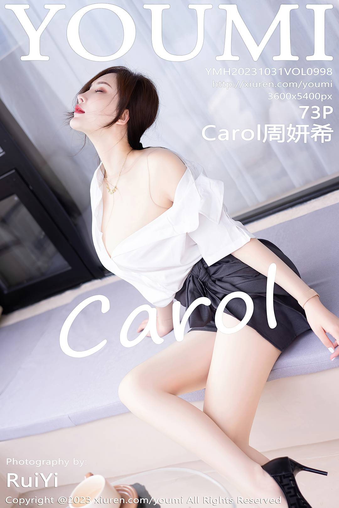 [YOUMI尤蜜荟] 2023.10.31 VOL.998 Carol周妍希 [73P-614MB]